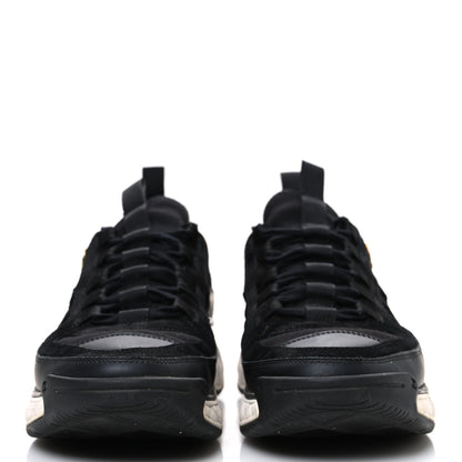 Chanel Fabric Calfskin Suede CC Sneakers 41 Black 3 of 10