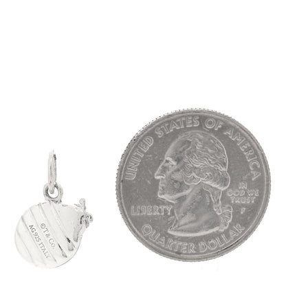 Tiffany Sterling Silver Enamel Ladybug Charm Blue 2 of 3