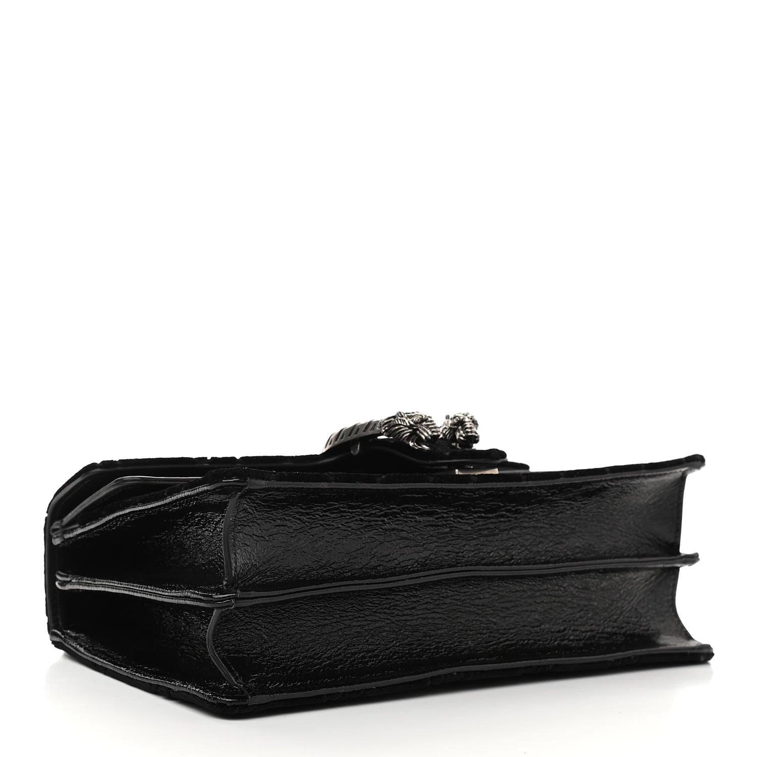 Gucci Velvet GG Monogram Small Dionysus Shoulder Bag Black 4 of 10