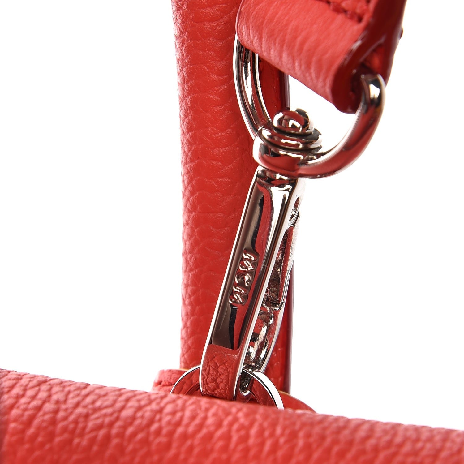 MCM Grained Calfskin Medium Milla Tote Coral 16 of 16