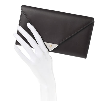 Alexander Wang Calfskin Prisma Skeletal Envelope Wallet Oxblood 2 of 9