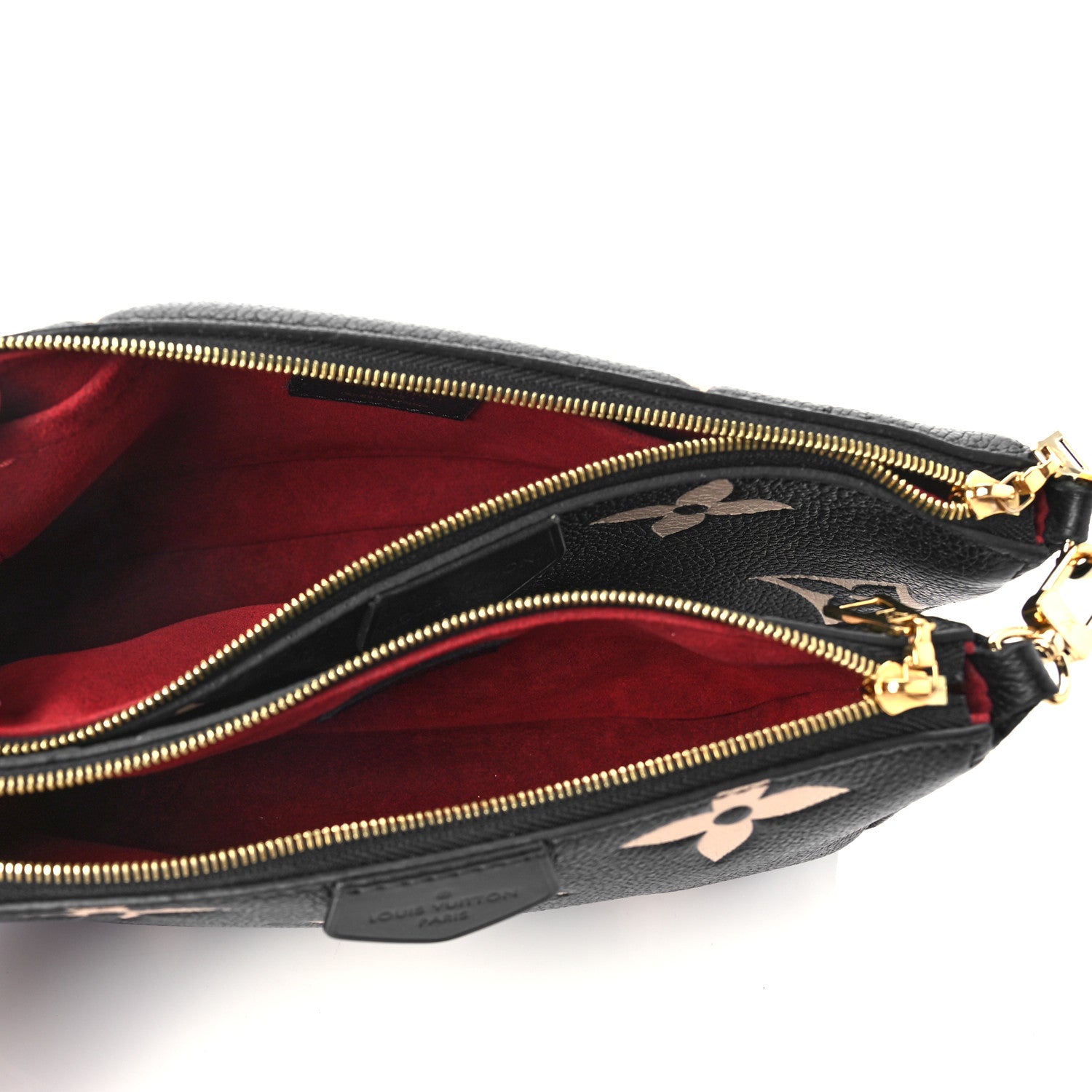 Louis Vuitton Empreinte Monogram Giant Multi Pochette Accessories Black Beige 4 of 6