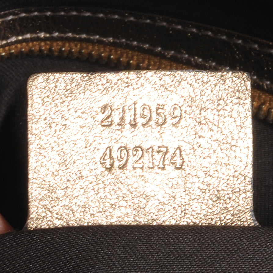 Crystal Monogram Studded Irina Tote