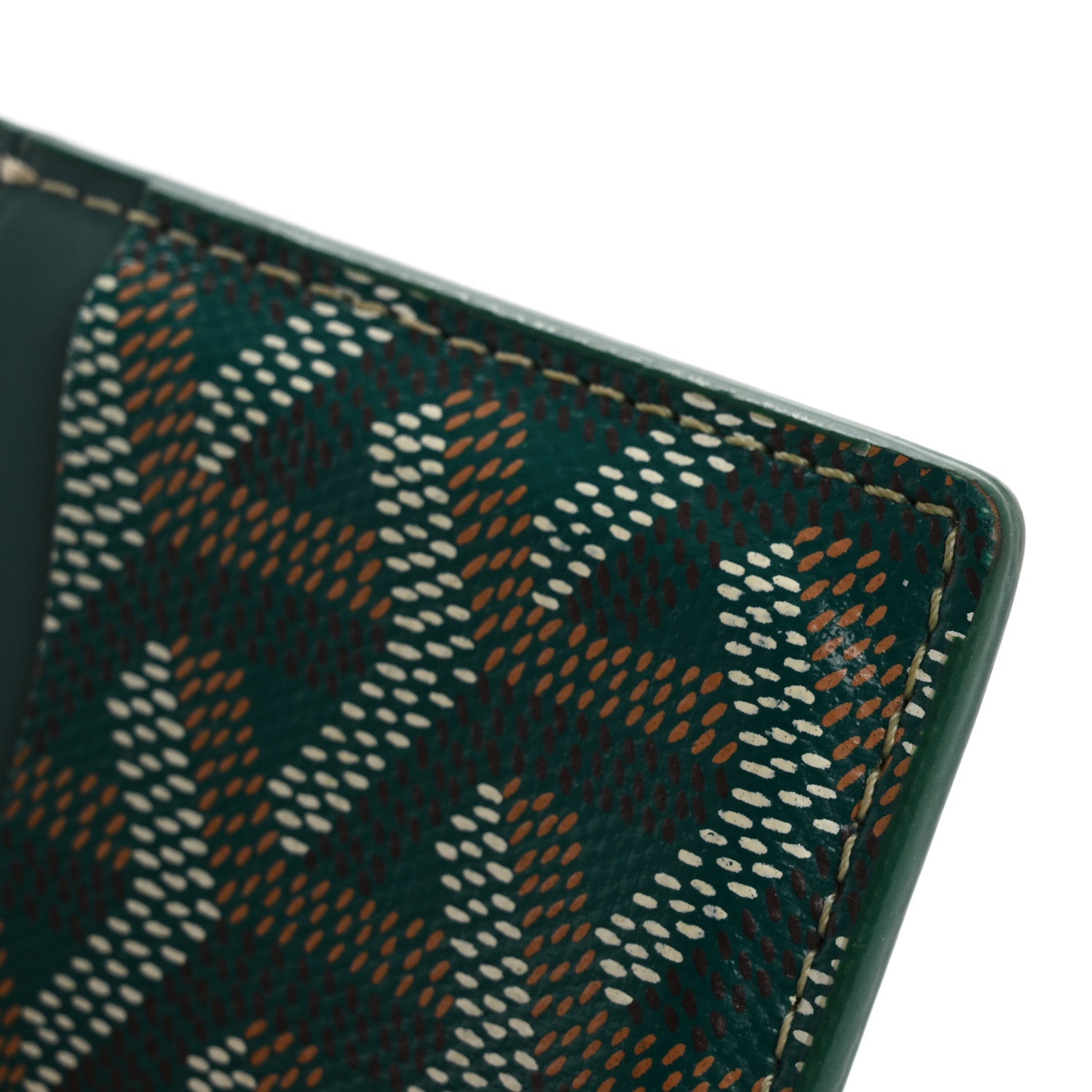 Goyard Goyardine Saint Sulpice Card Holder Green 8 of 10