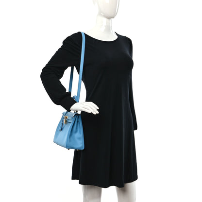 Hermes Swift Kelly Retourne 25 Celeste 2 of 11