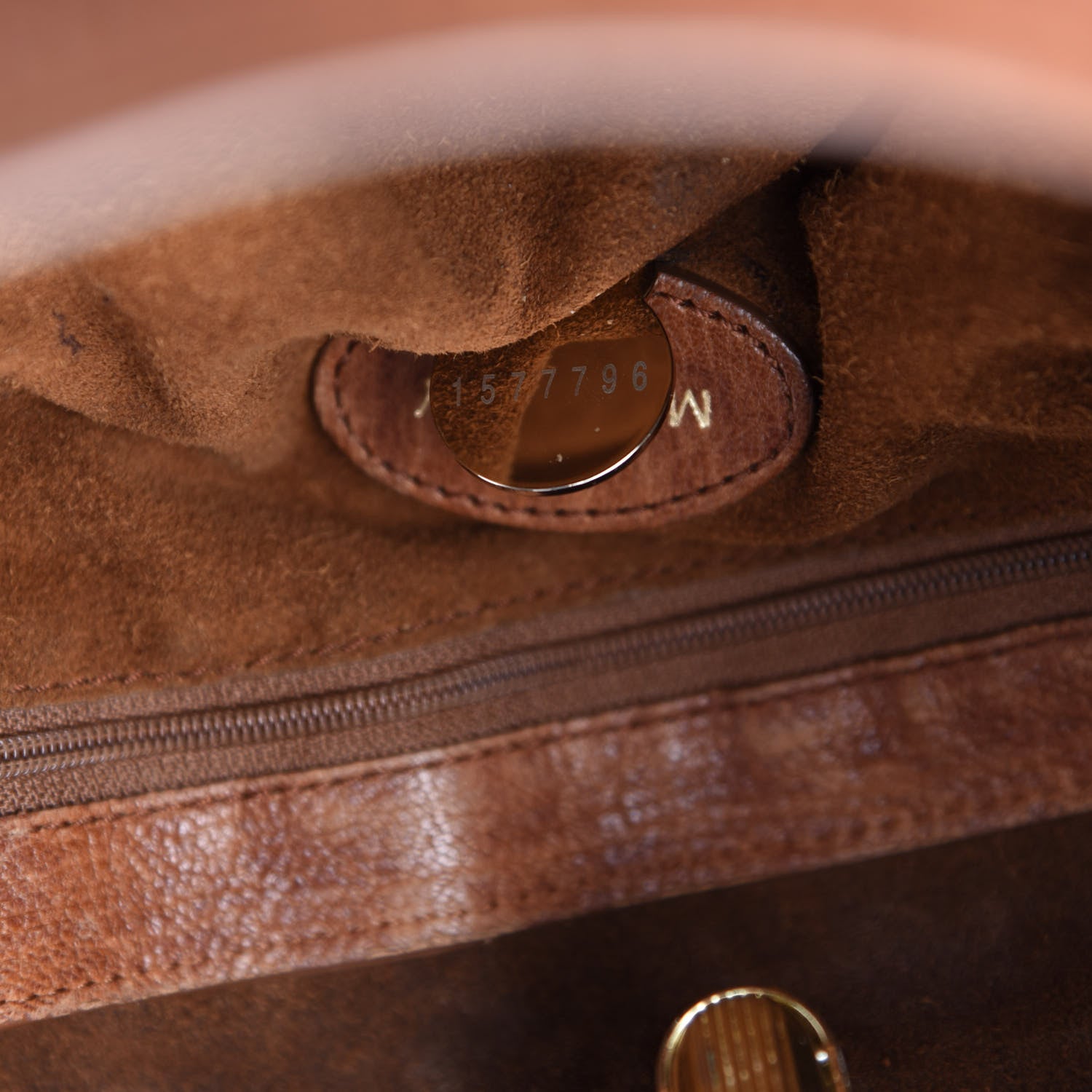 Mulberry Shiny Grained Lambskin Travel Day Oak 23 of 24