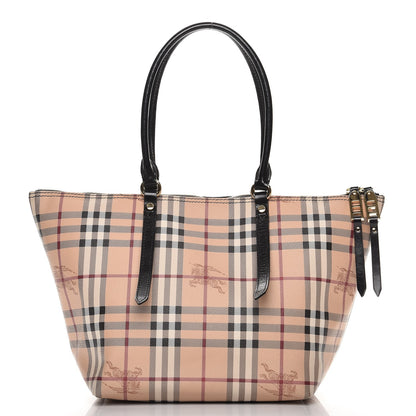 Burberry Haymarket Check Small Salisbury Tote Black 1 of 8