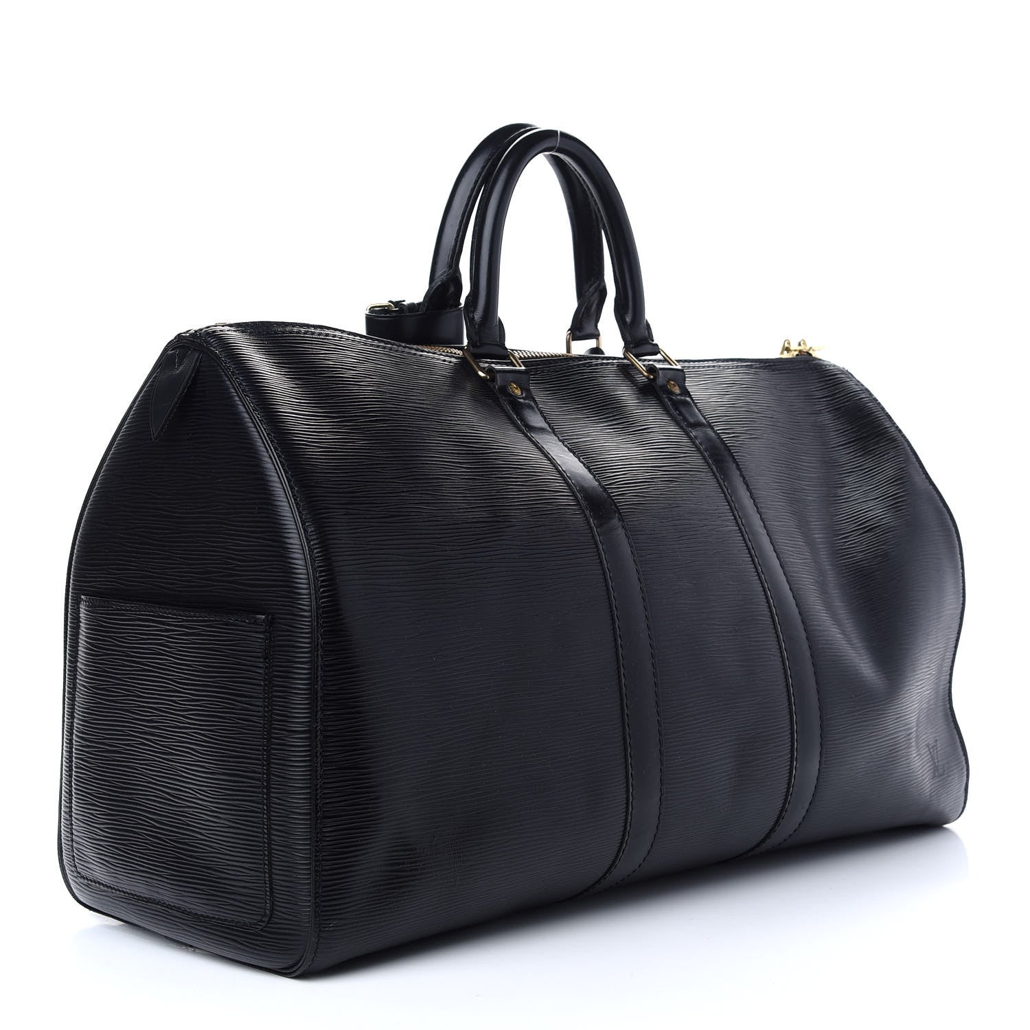 Louis Vuitton Epi Keepall 45 Black 4 of 13
