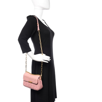 Miu Miu Nappa Matelasse Frame Bag Orchid Pink 2 of 14