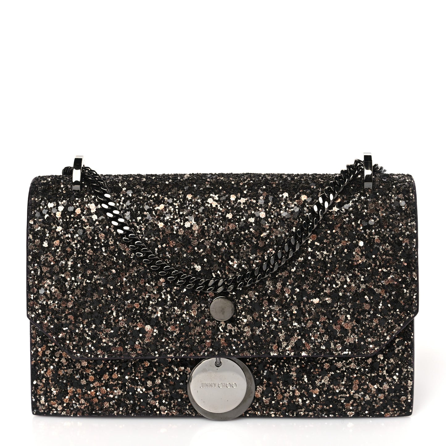 Coarse Glitter Mini Finley Shoulder Bag Bronze