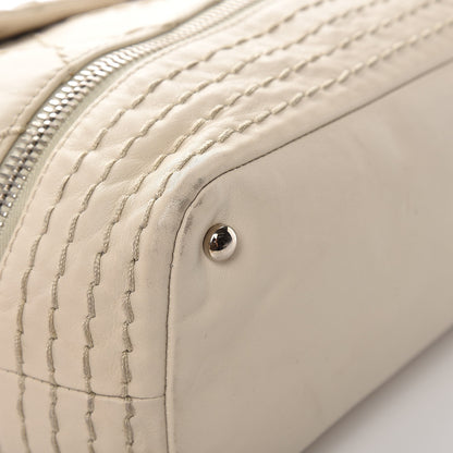 Chanel Calfskin Stitched Large Expandable Flap Bag White 16 of 19