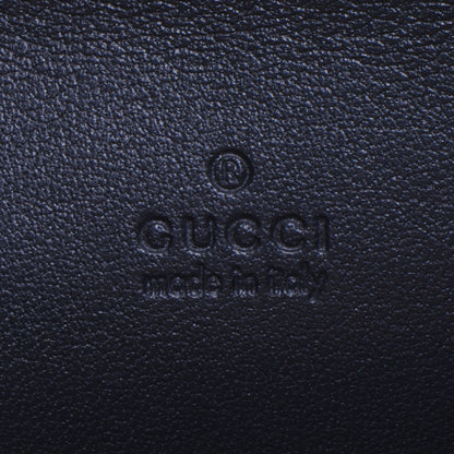 Gucci GG Supreme Monogram Calfskin Compact Wallet Beige Blue 6 of 7