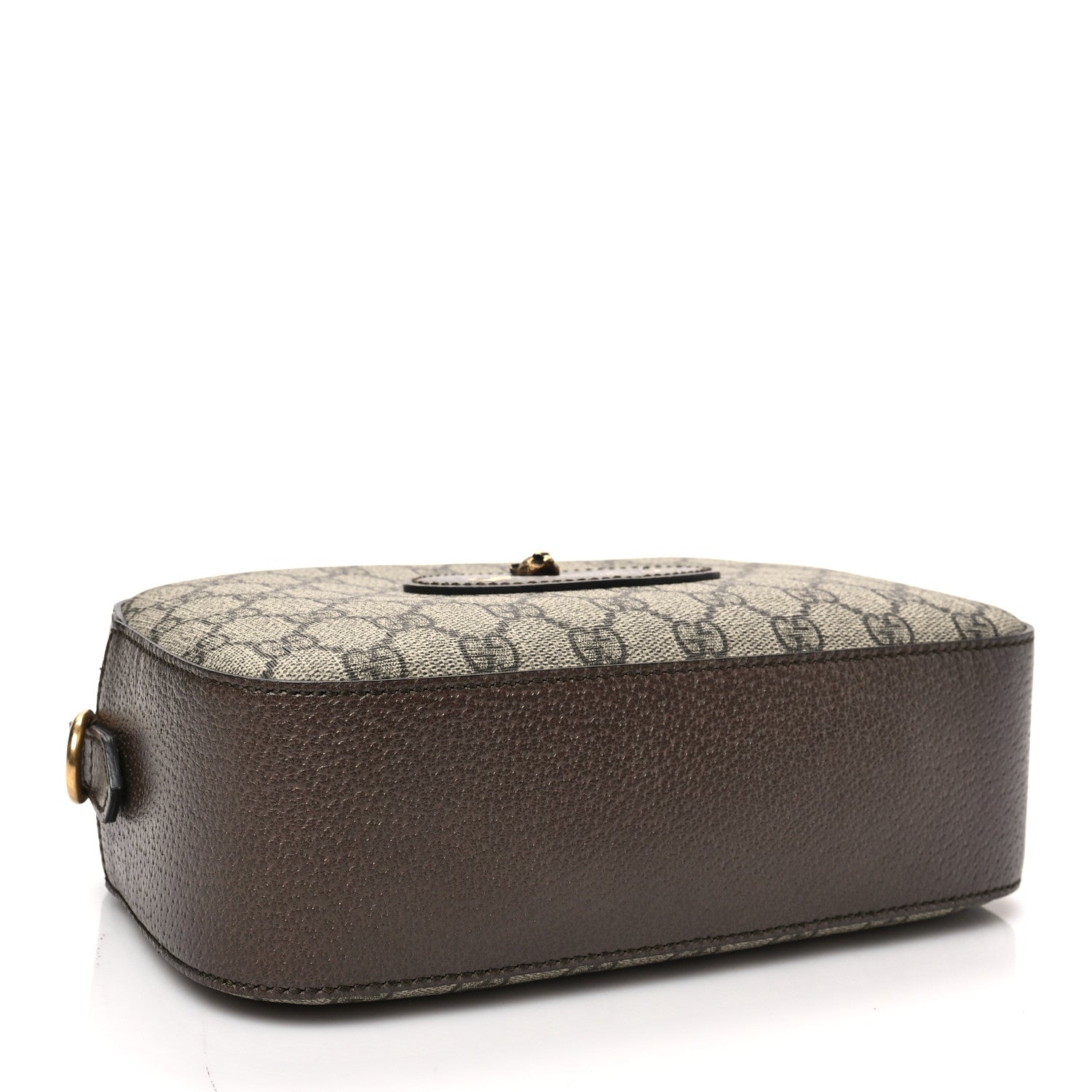 Gucci GG Supreme Monogram Web Neo Vintage Shoulder Bag Beige New Acero Crop 4 of 8