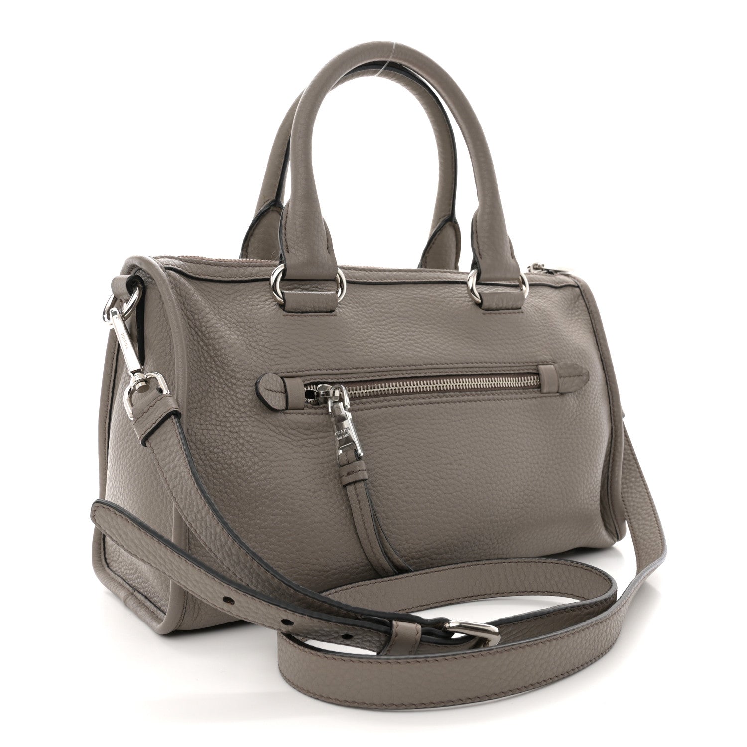 Prada Vitello Phenix Bauletto Argilla 3 of 15