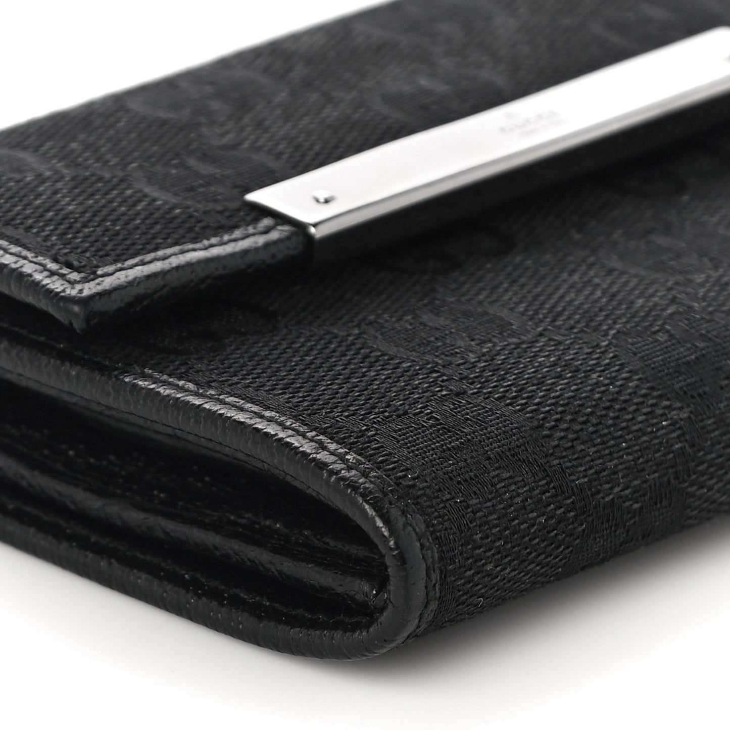 Monogram Mini Flap French Wallet Black