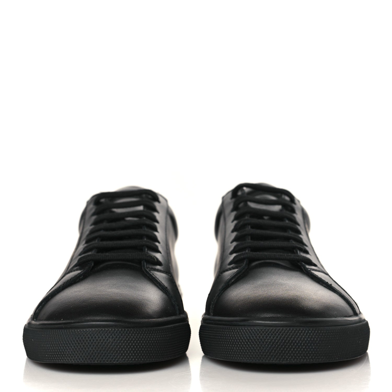 Saint Laurent Calfskin Andy Low Top Sneakers 40 Black 2 of 8