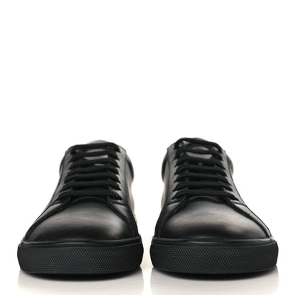 Saint Laurent Calfskin Andy Low Top Sneakers 40 Black 2 of 8
