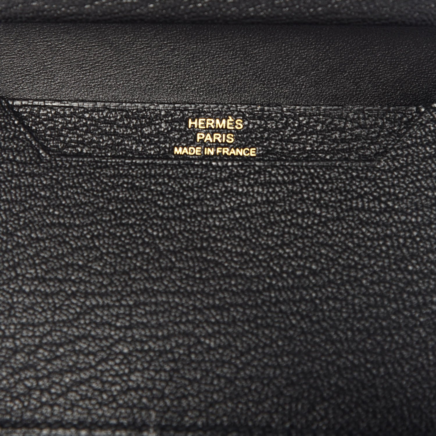 Hermes Chevre Mysore Mini Bearn Wallet Black 6 of 7