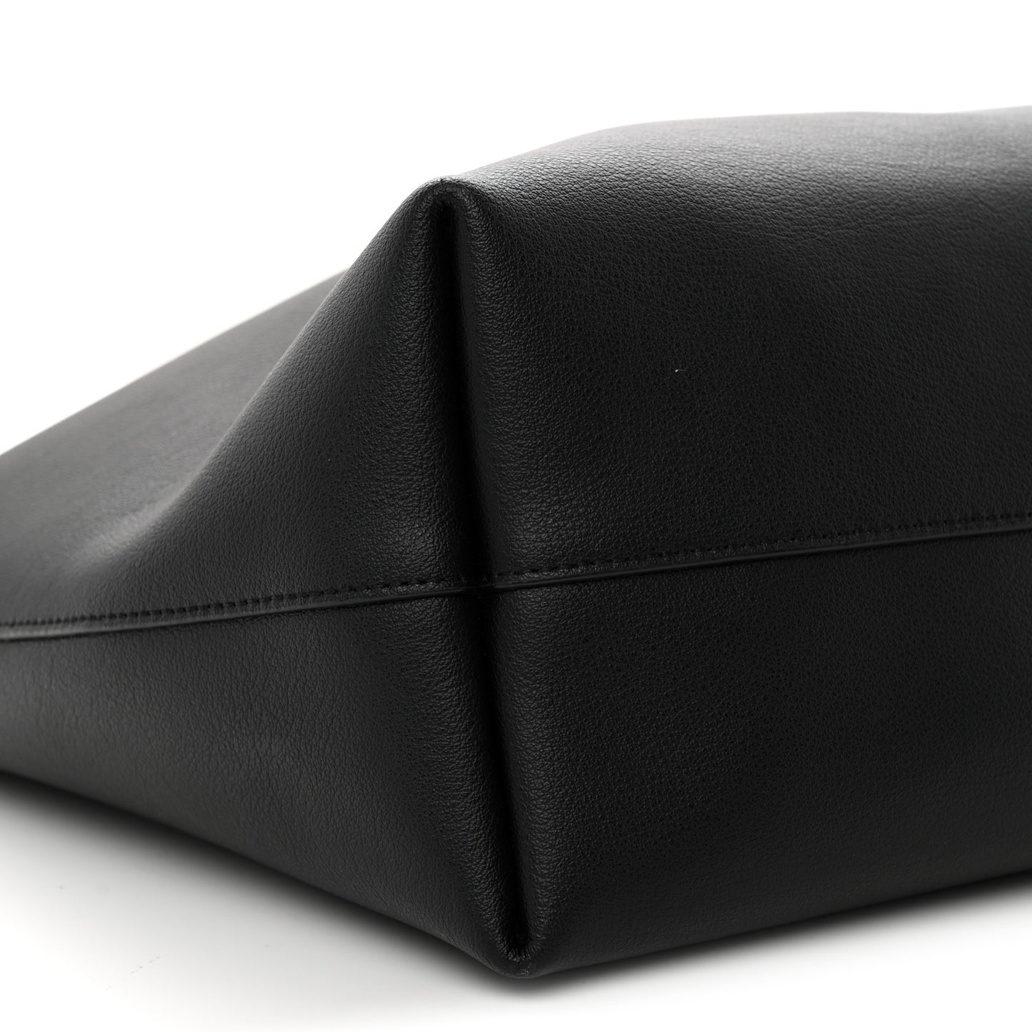 Calfskin Large Shopping Tote Black