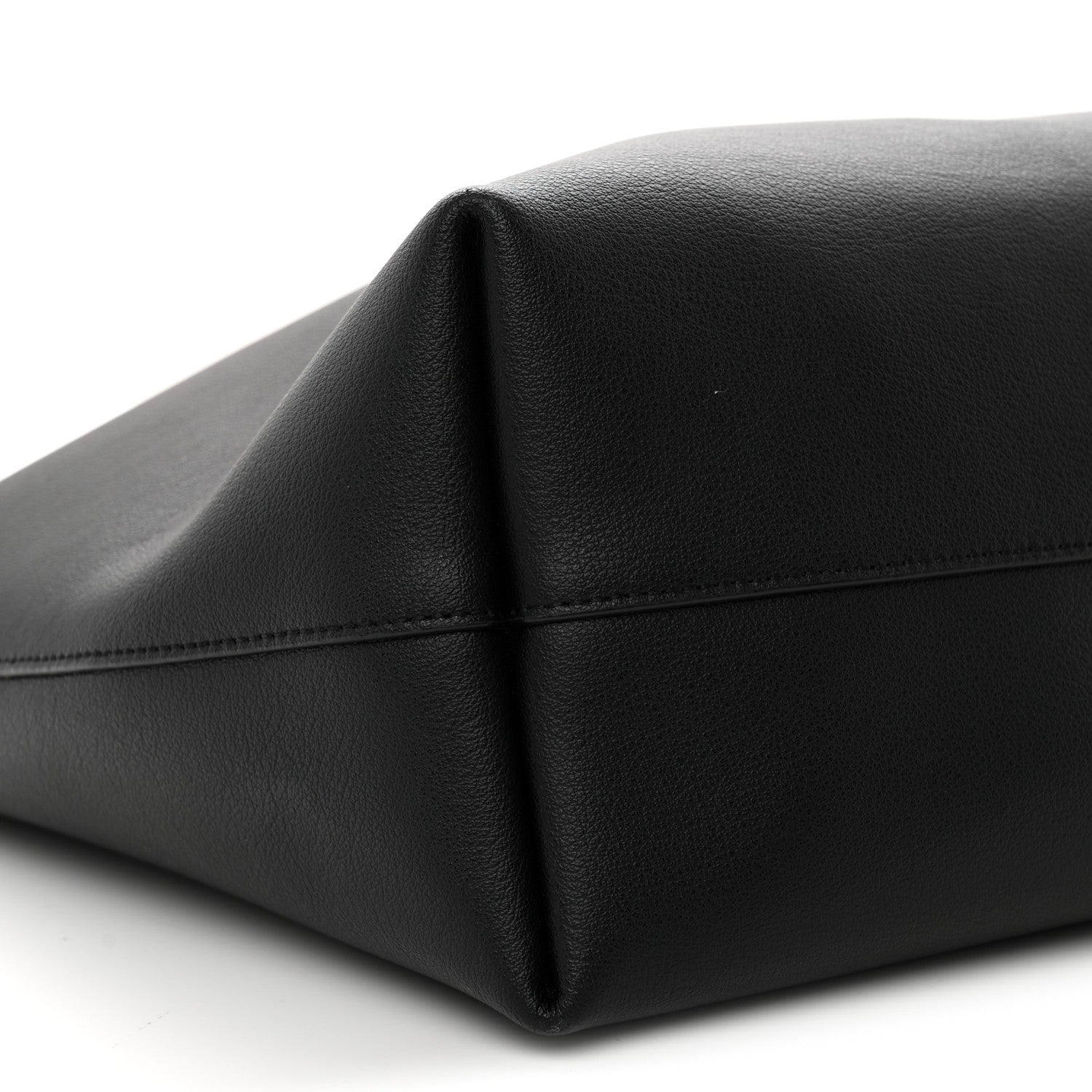Saint Laurent Calfskin Large Shopping Tote Black 10 of 13