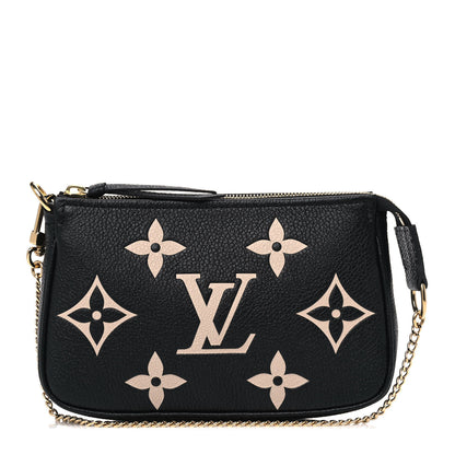 Louis Vuitton Empreinte Monogram Giant Mini Pochette Accessories Black 1 of 4