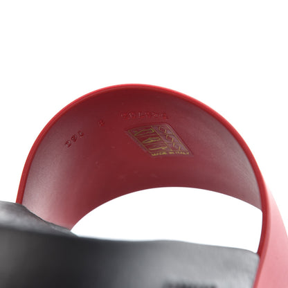Gucci Rubber GG Rainbow Mens Pursuit Pool Slide Sandals 8 Live Red Multicolor 9 of 10