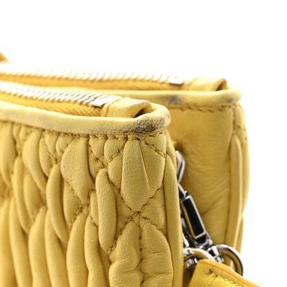 Miu Miu Nappa Matelasse Crystal Clutch Sole 15 of 19