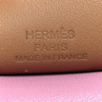 Hermes Milo Lambskin Grigri Rodeo Pegase Horse Bag Charm MM Mauve Sylvestre Craie Chai 3 of 4