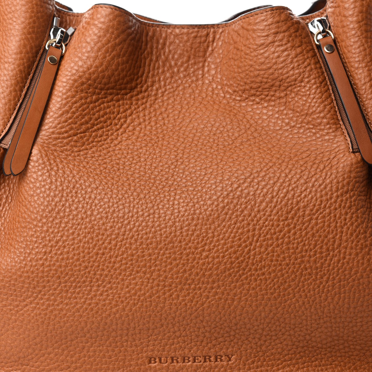 Grainy Calfskin House Check Medium Maidstone Saddle Brown