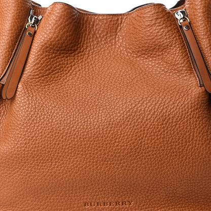 Burberry Grainy Calfskin House Check Medium Maidstone Saddle Brown 11 of 11
