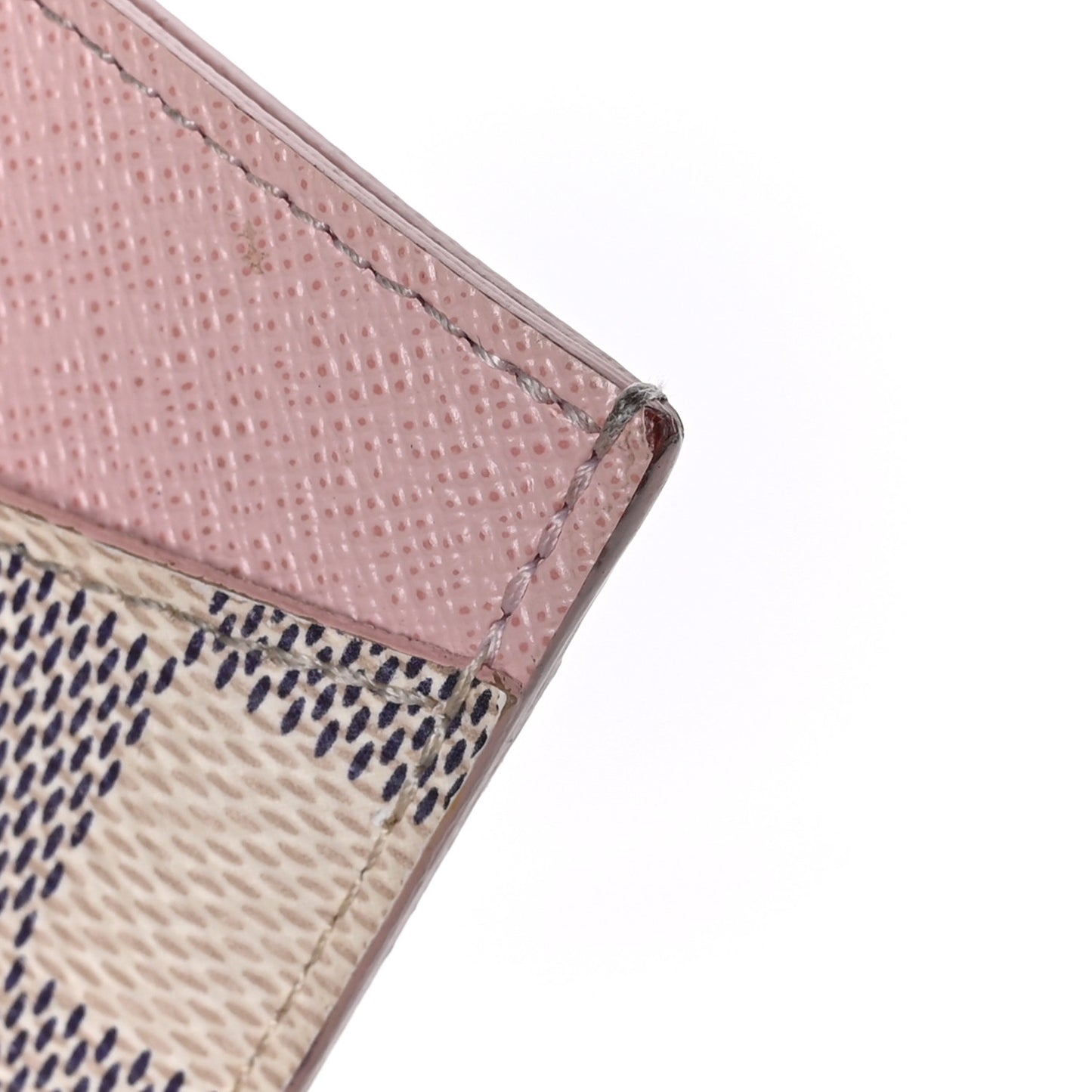 Damier Azur Daily Card Holder Rose Ballerine