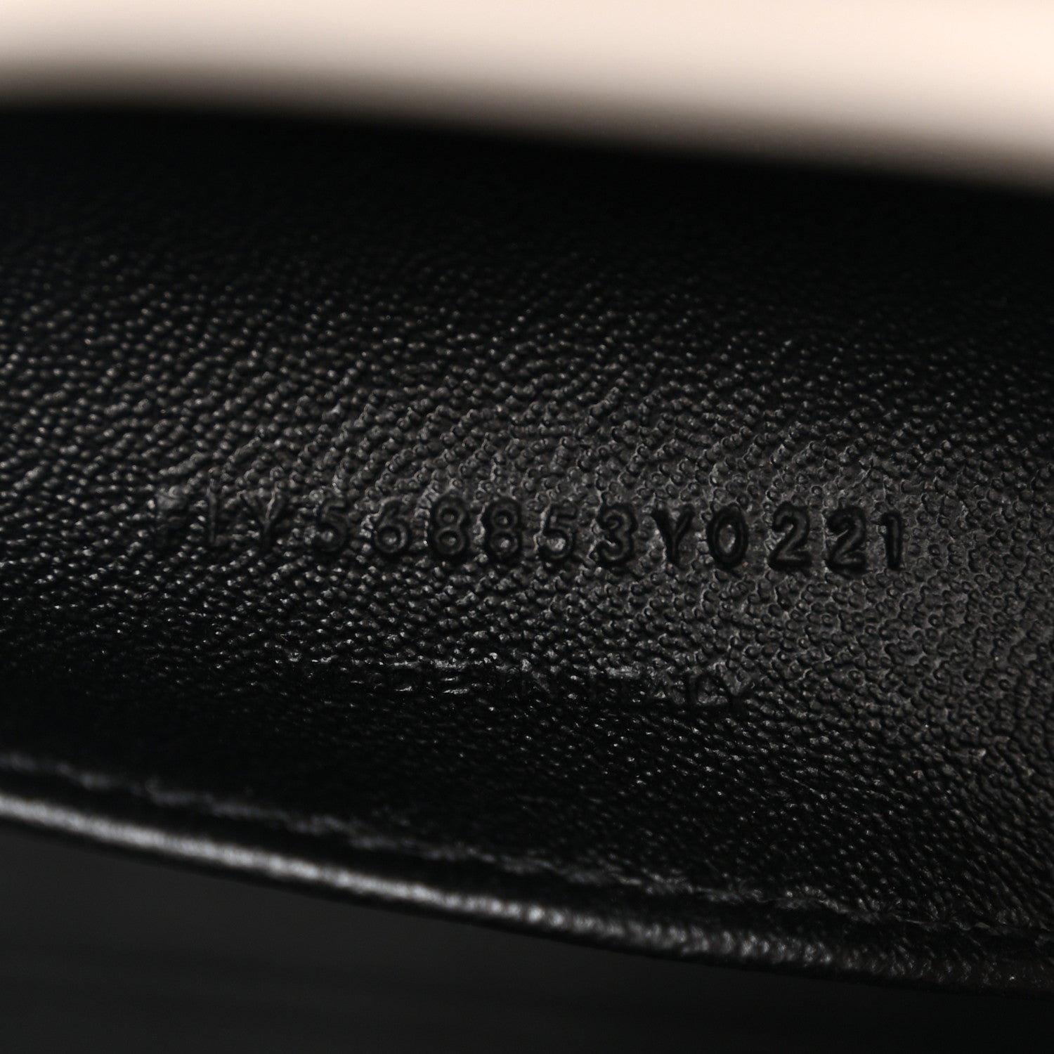Saint Laurent Calfskin Monogram Baby Cabas Fog 7 of 12