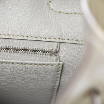 Hermes Matte Niloticus Crocodile Birkin 35 Beton 18 of 39