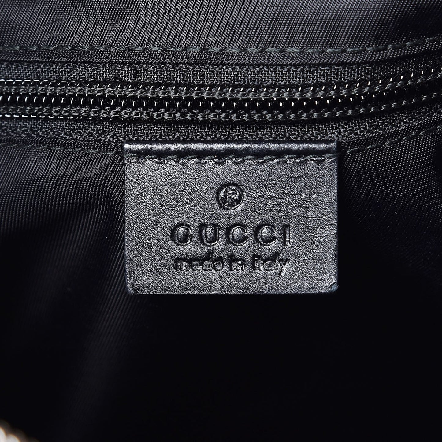GG Supreme Monogram Web Messenger Bag Black