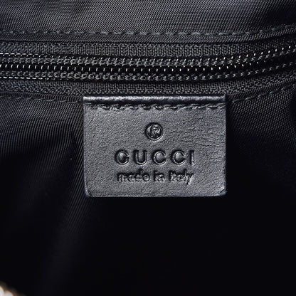 Gucci GG Supreme Monogram Web Messenger Bag Black 7 of 9