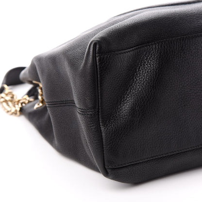 Gucci Pebbled Calfskin Medium Soho Chain Shoulder Bag Black 10 of 11