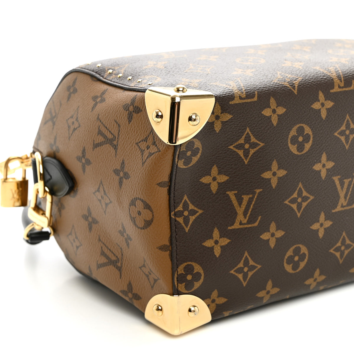 Louis Vuitton Reverse Monogram Speedy Trunk 25 8 of 9