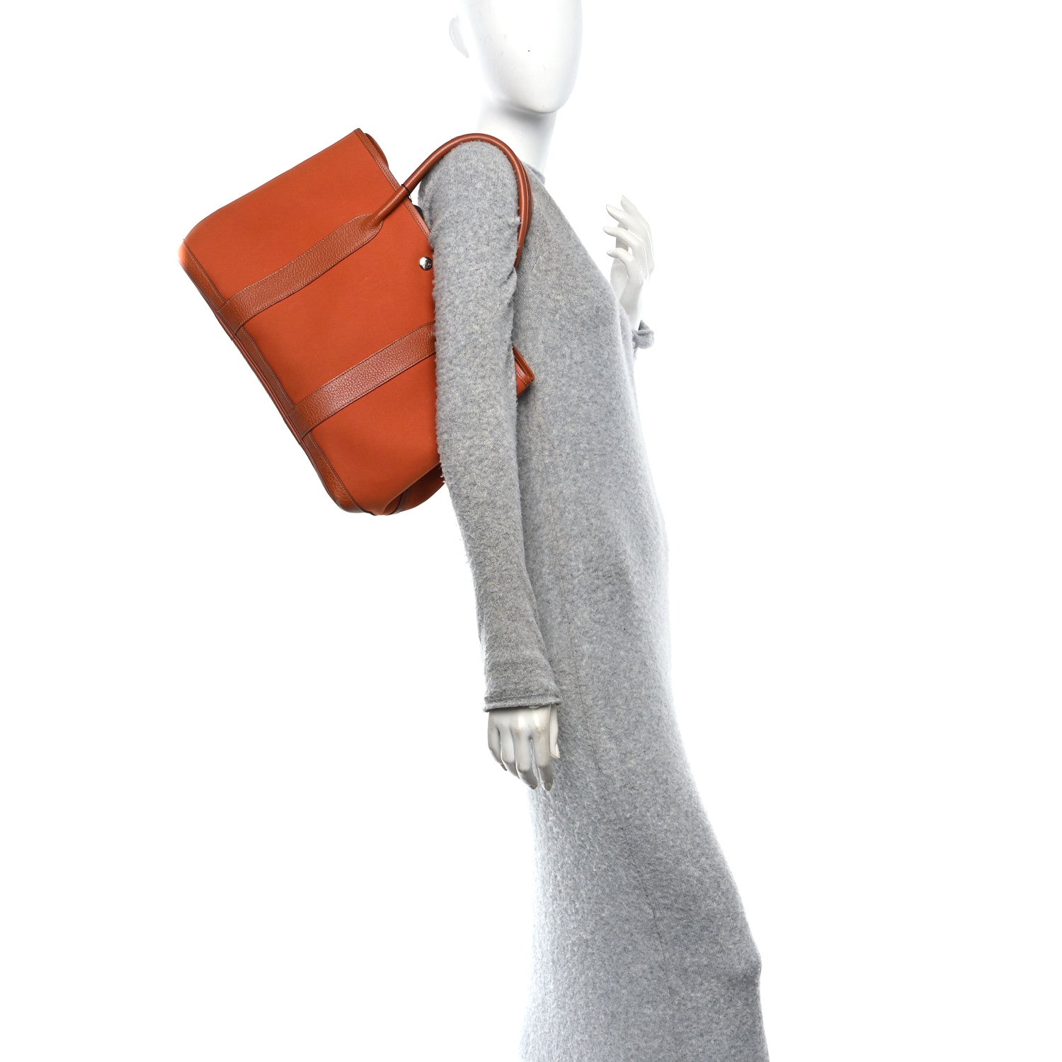 Hermes Toile Negonda Garden Party Tote 36 MM Potiron 2 of 11