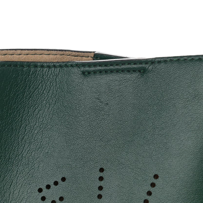 Stella McCartney Eco Alter Nappa Perforated Logo Mini Crossbody Green 13 of 15