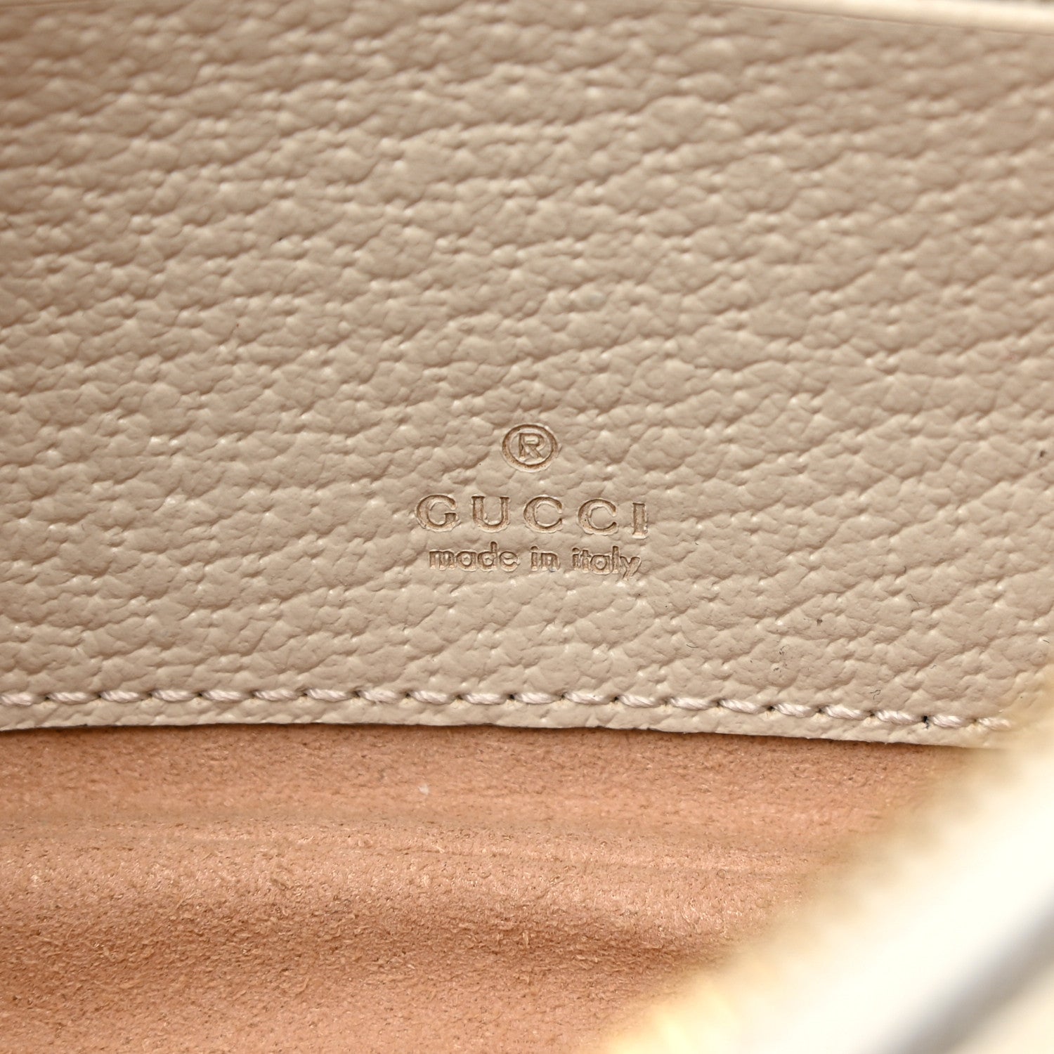Gucci GG Supreme Monogram Textured Dollar Calfskin Web Mini Ophidia Half Moon Hobo Beige Ebony Mystic White 5 of 10