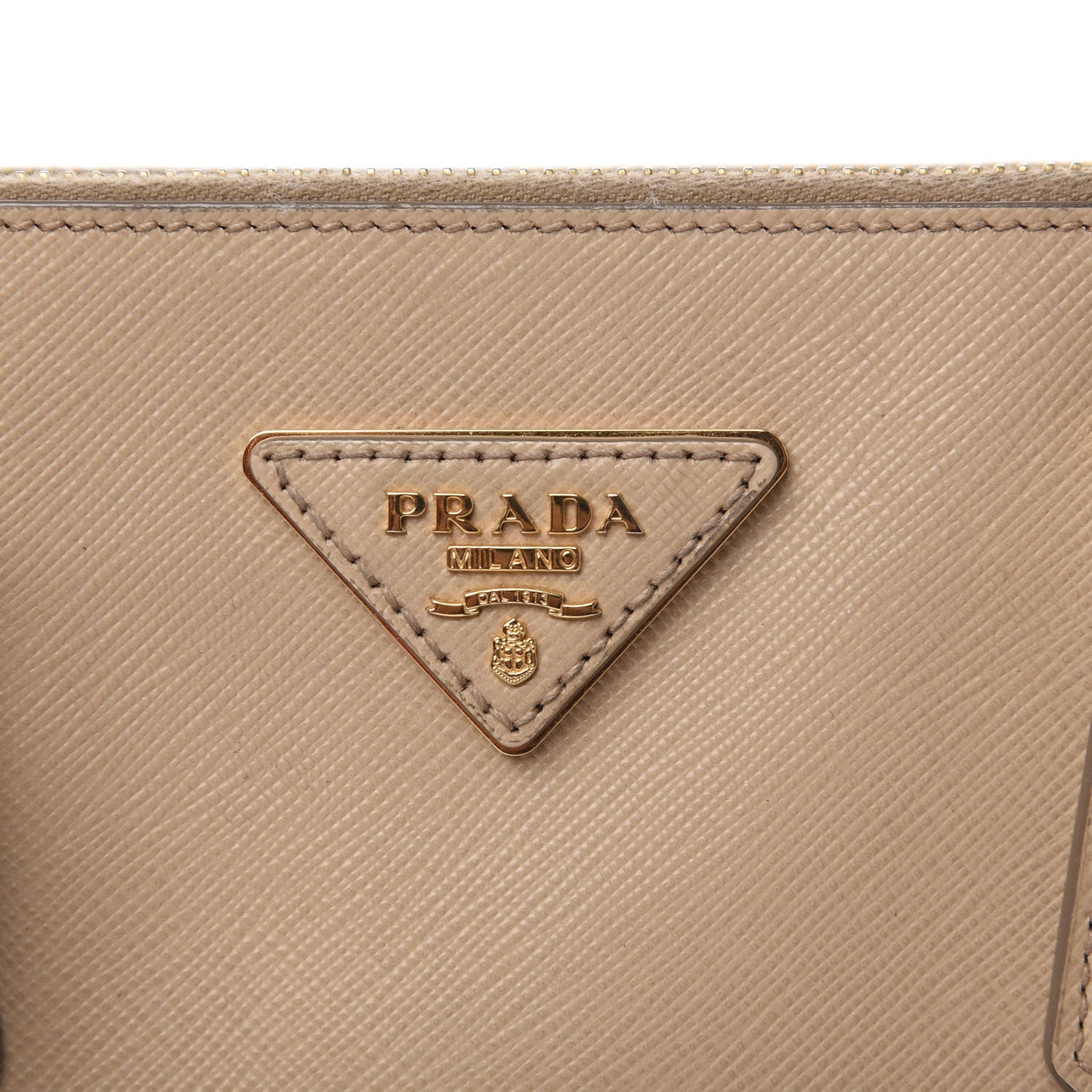 Prada Saffiano Small Galleria Double Zip Tote Sabbia 10 of 10