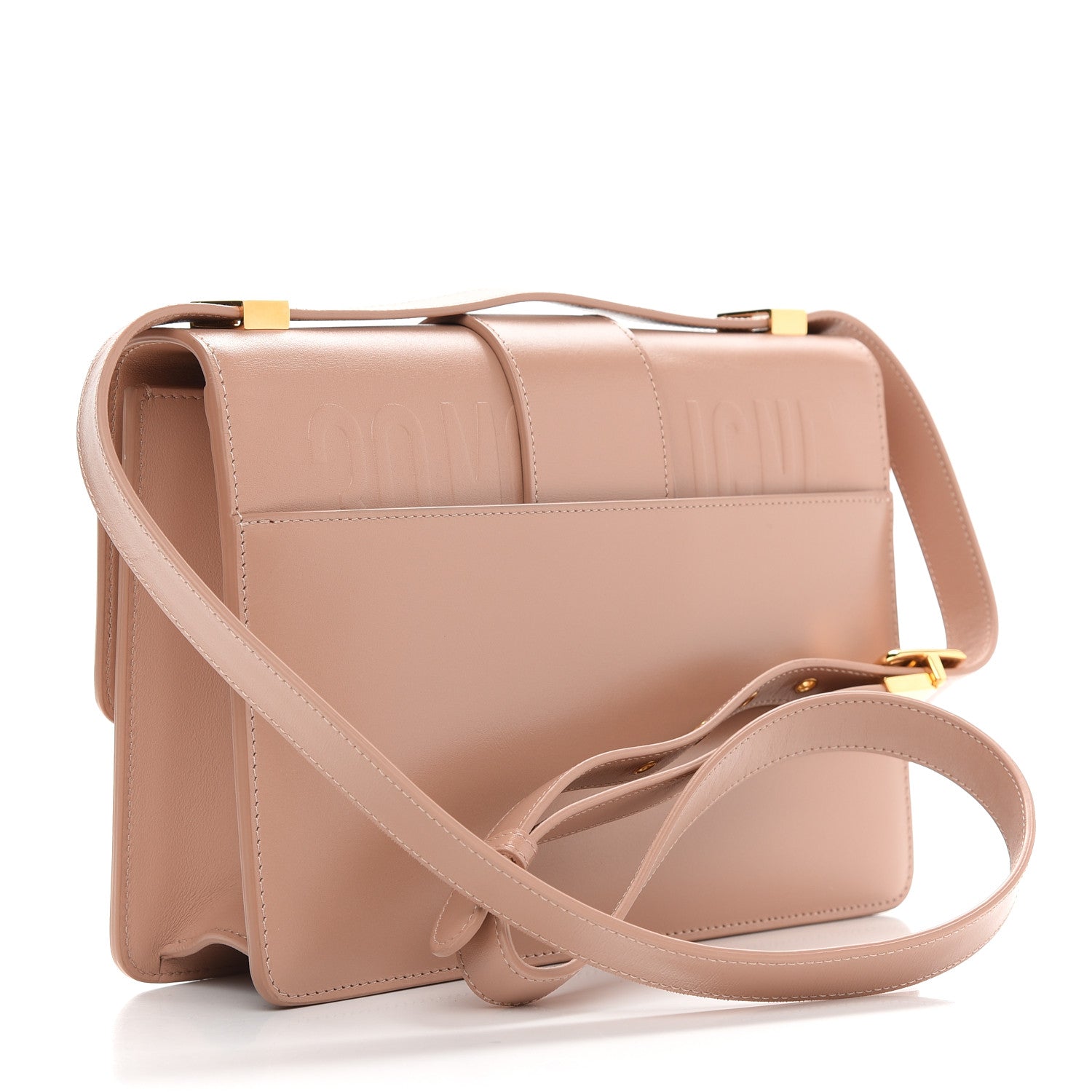 Christian Dior Box Calfskin 30 Montaigne Flap Bag Rose Des Vents 3 of 8