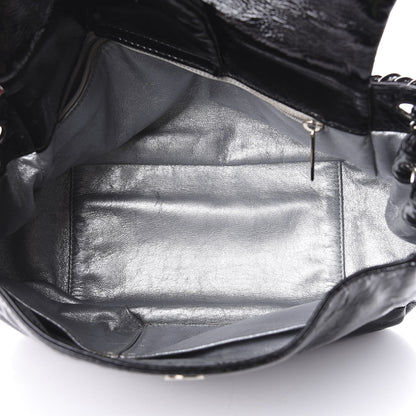 Chanel Patent Luxe Ligne Flap Black 5 of 13
