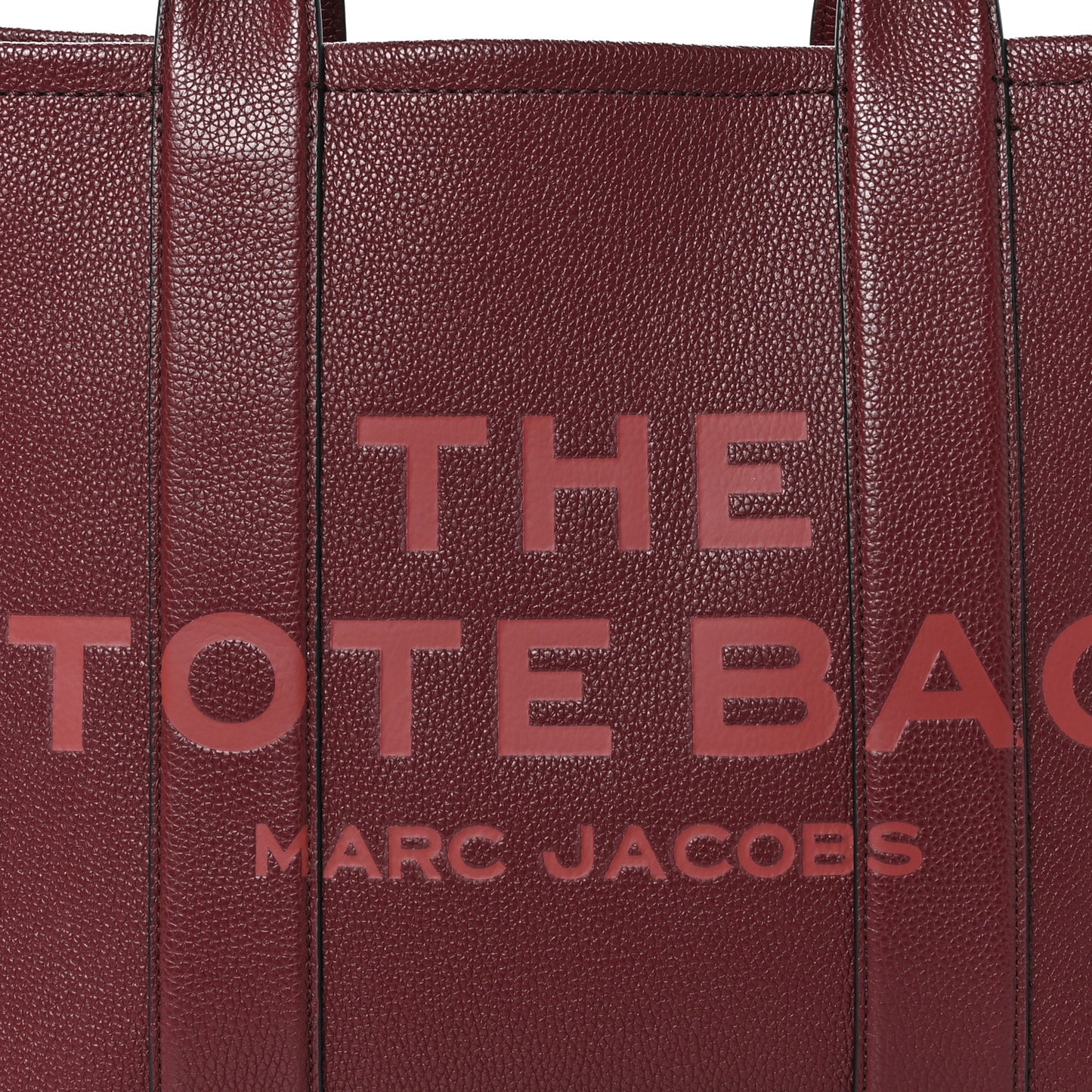 Grained Calfskin Large The Tote Bag Chianti