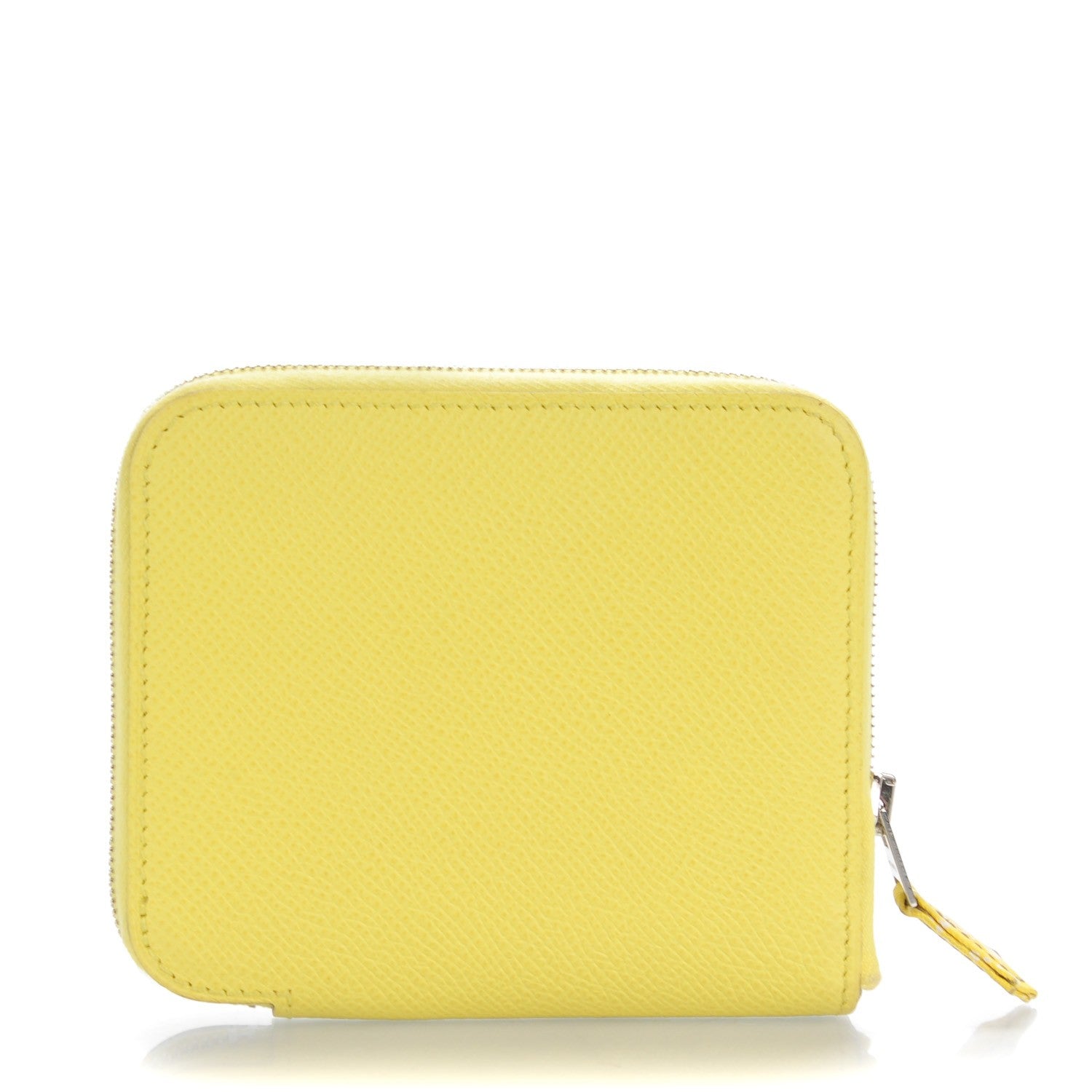 Hermes Epsom Silk'In Compact Wallet Soufre 1 of 7