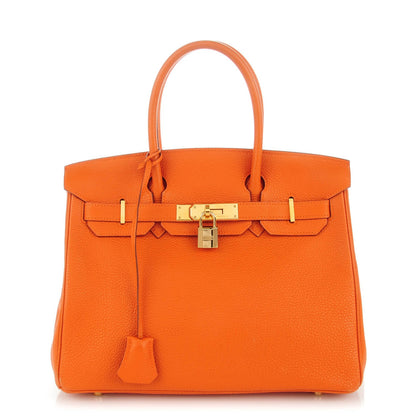 Hermes Togo Birkin 30 Orange 1 of 25
