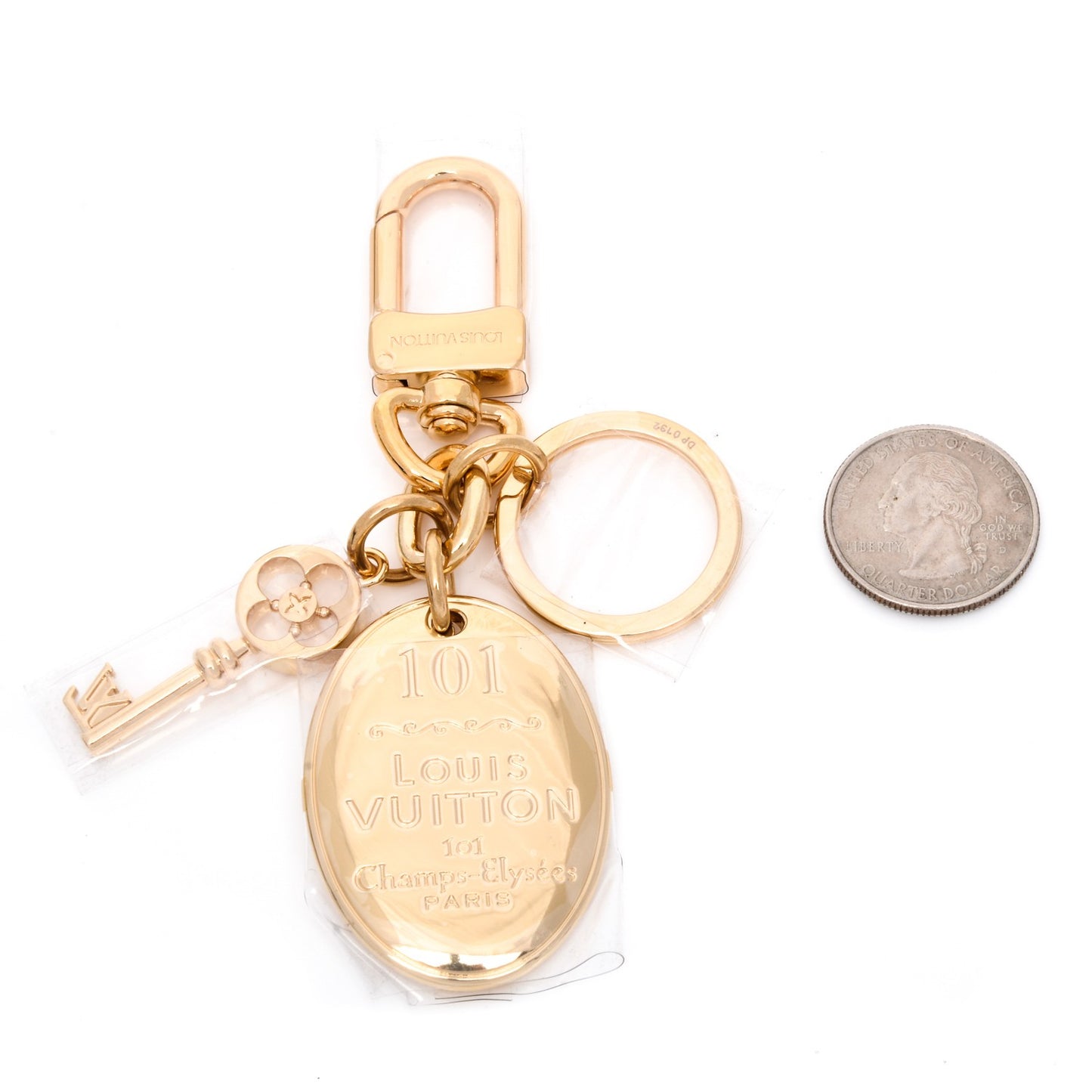 101 Champs Elysees Maizeon Key Charm Gold
