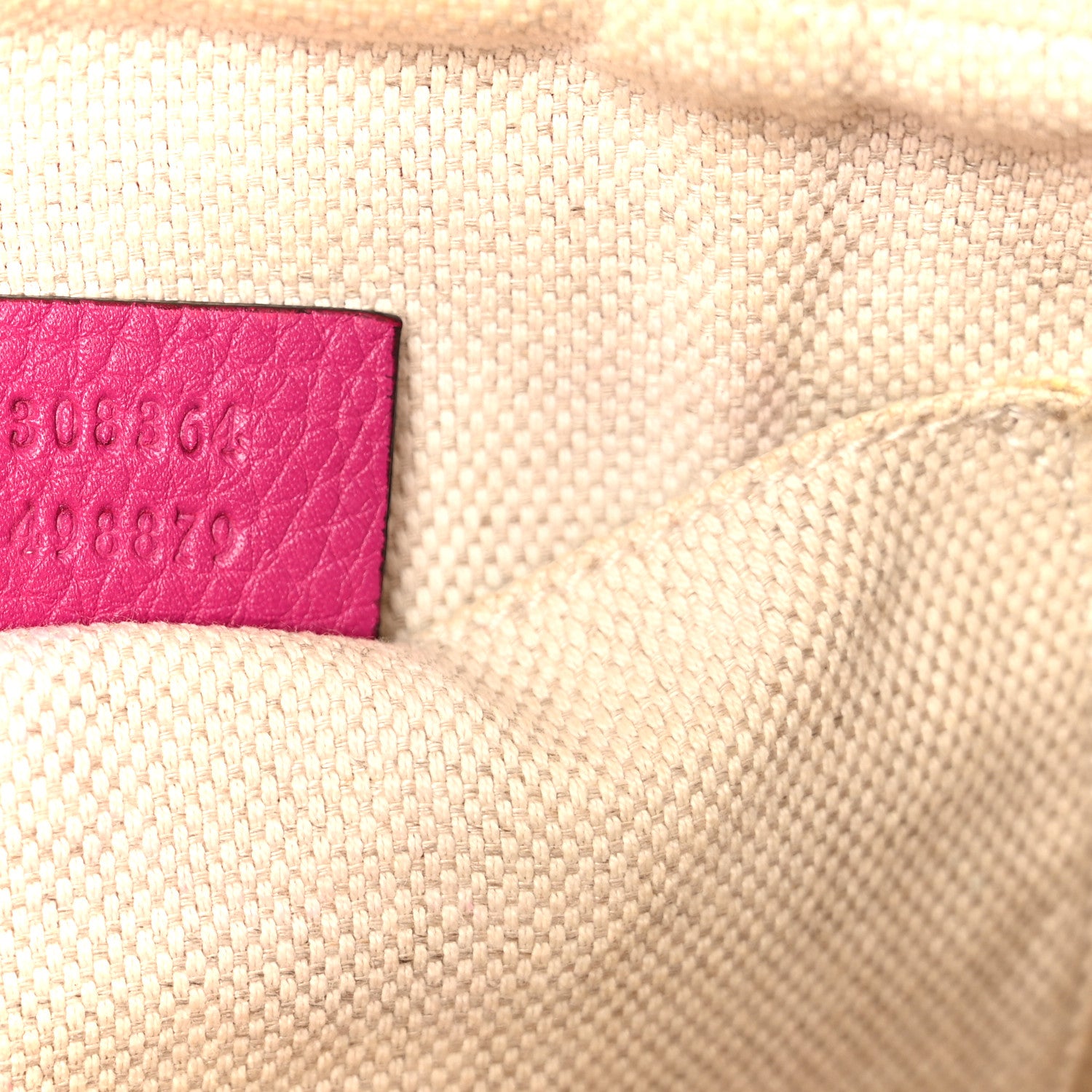 Gucci Cellarius Calfskin Small Soho Disco Bag Bright Bouganville 7 of 11