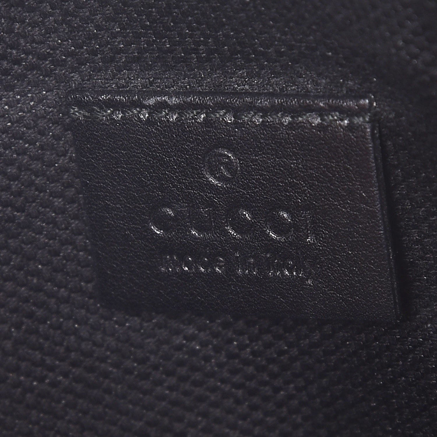 Gucci Patent Shearling Medium Soho Chain Shoulder Bag Black 6 of 7