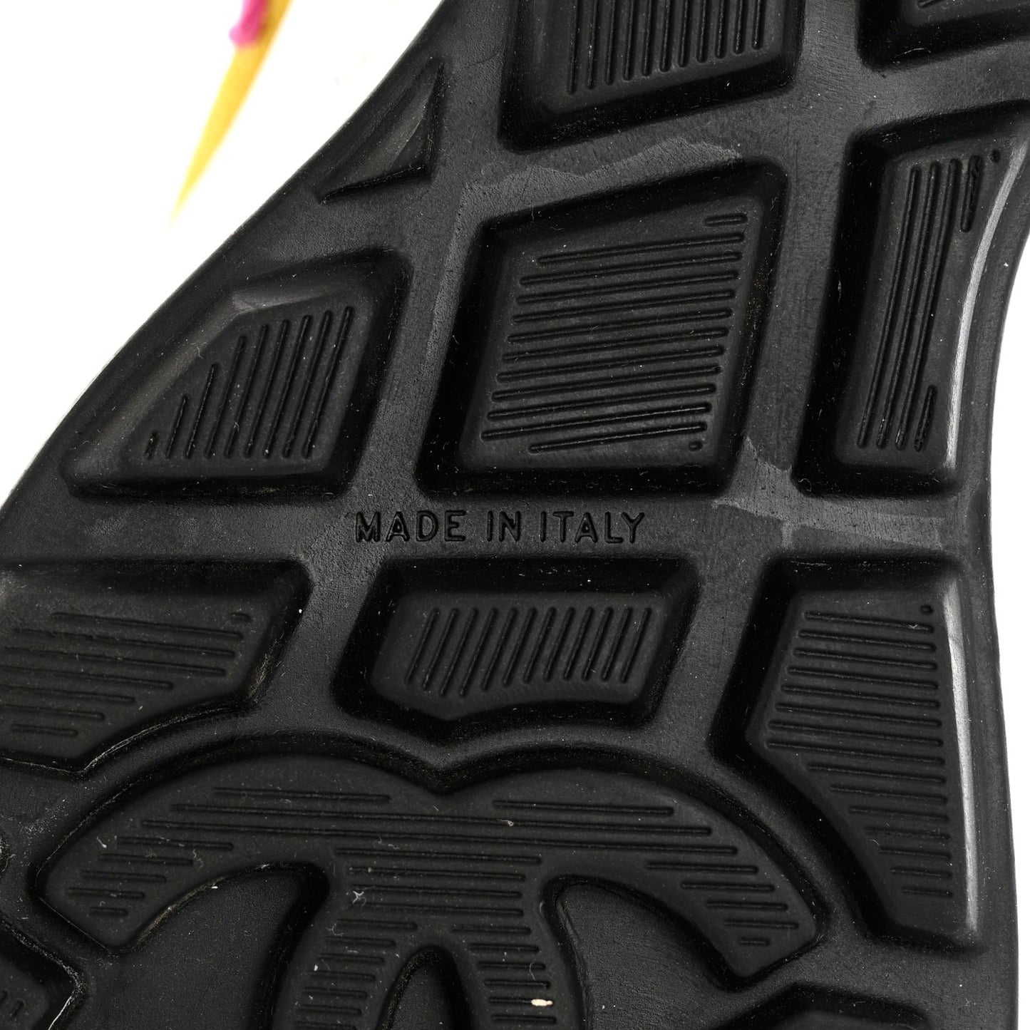 Fabric Suede Kidskin CC Sneakers 41 Light Turquoise Fuchsia Yellow